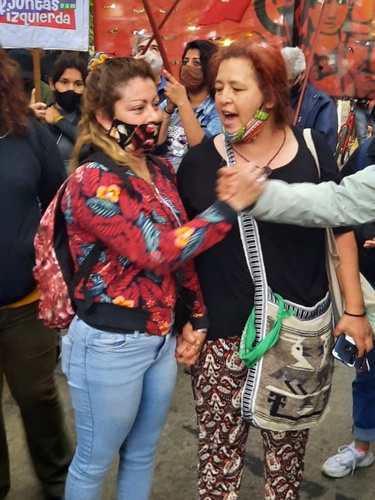 <p>Paula Blanco, en una de las marchas pidiendo justicia.</p>